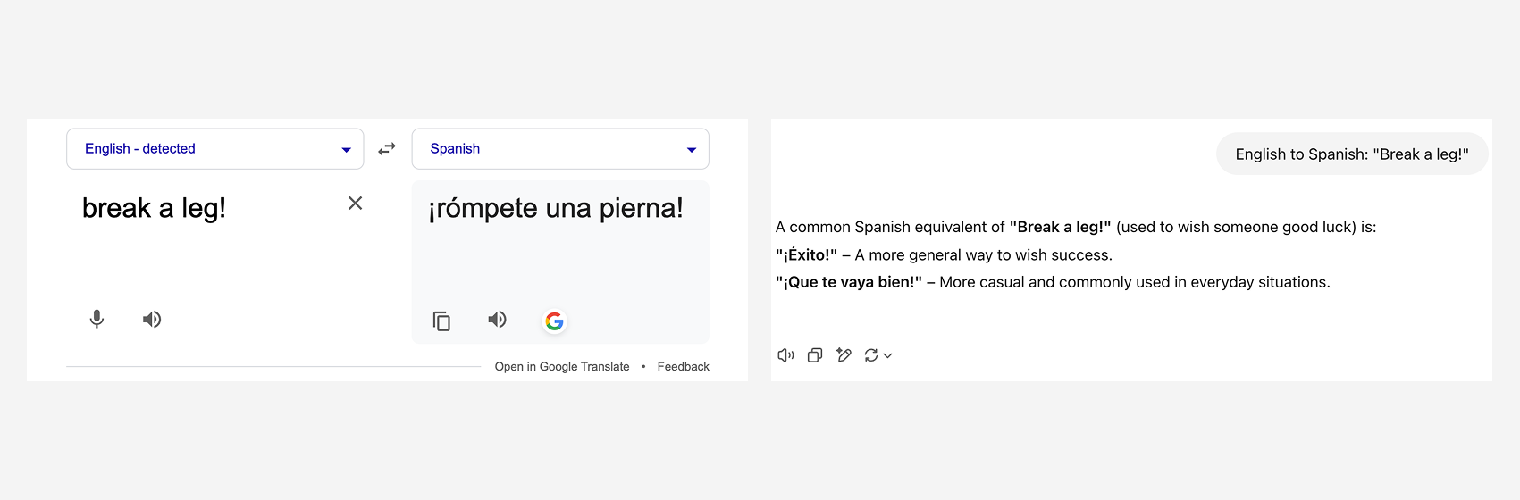 Example of AI Translation