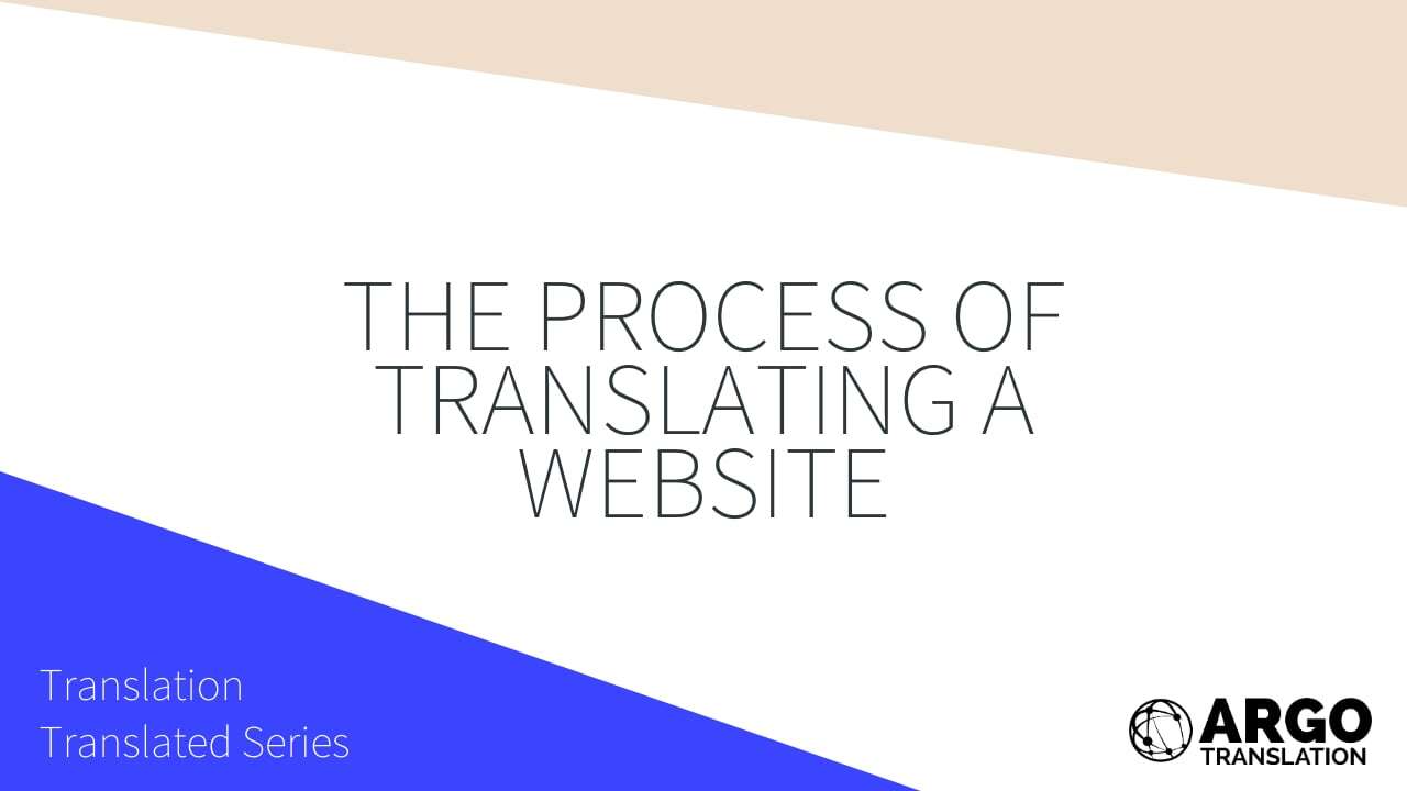 The Process of Translating a Website