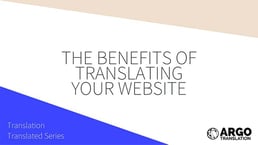 The Benefits of Translating Your Website video thumbnail
