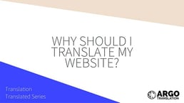 Why Should I Translate My Website? video thumbnail